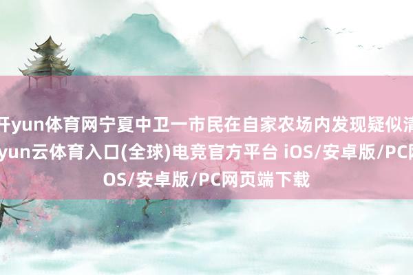 开yun体育网宁夏中卫一市民在自家农场内发现疑似清代墓葬-开yun云体育入口(全球)电竞官方平台 iOS/安卓版/PC网页端下载